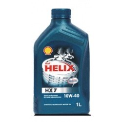 SHELL Helix HX7 10w40 п/с  1л (уп.12)